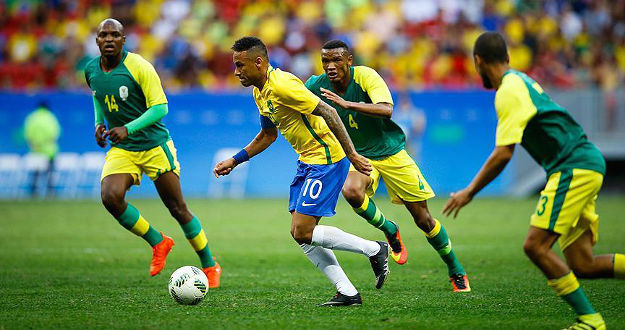 Brezilya 10 kişi kalan Güney Afrika ile berabere kaldı