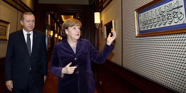 Cumhurbaşkanı Erdoğan, Merkel'i kabul etti Almanya Haber Berlin
