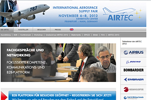 Frankfurt AIRTEC havacılık fuarı