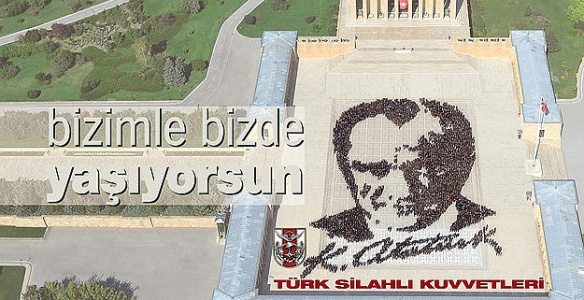TSK 10 Kasım Atatürk’ü Anma günü dolayısıyla afiş hazırladı