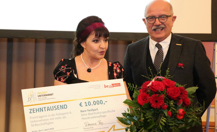 Berlin'de göçmen işletmecilere ödül