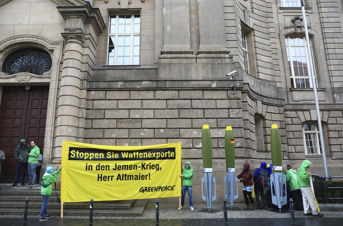 Greenpeace’ten Almanya’ya “Suudi Arabistan’a silah ambargosunu uzat” çağrısı