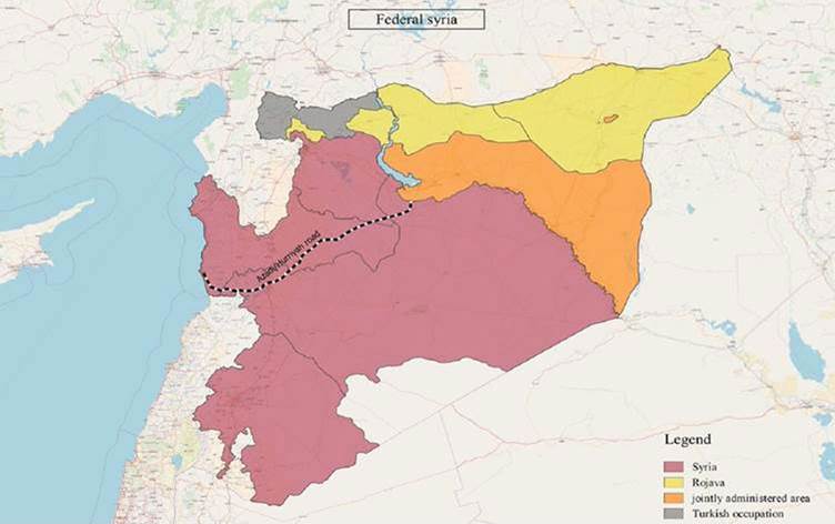 Barzanici Rudaw, 'Federal Suriye Cumhuriyeti İnisiyatifi'ni duyurdu