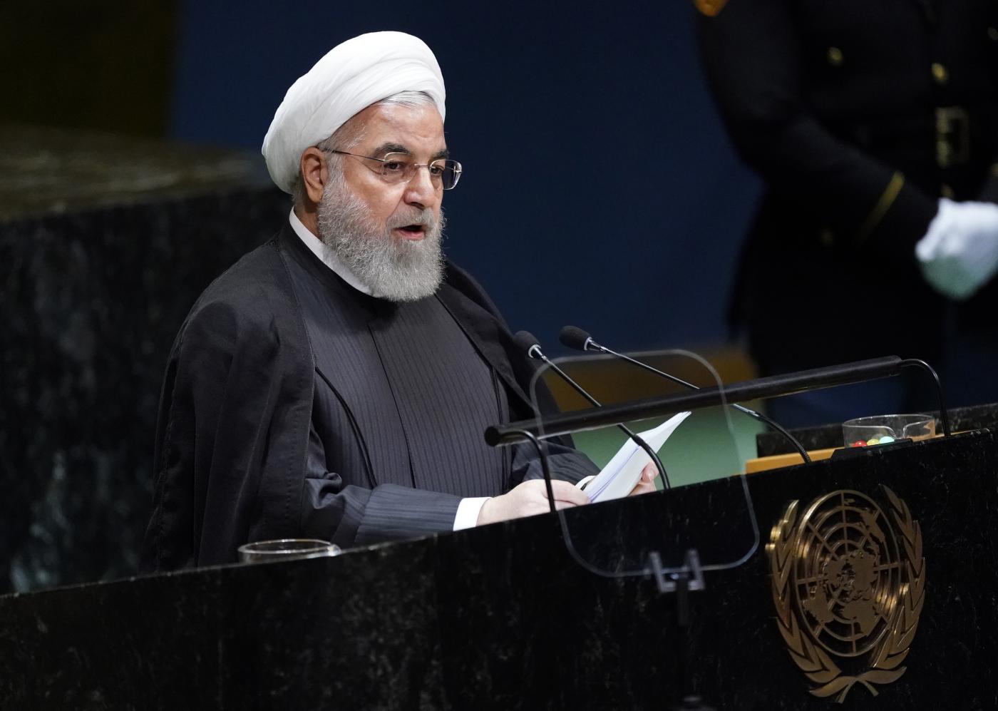 Ruhani: Yaptırımlar kalkmadan müzakere yok, ABD bölge sorunlarını çözemez