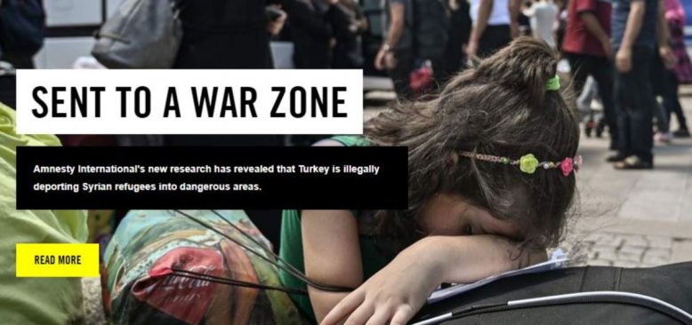 Af Örgütü: ‘Türkiye Suriyeliler’i Zorla Geri Gönderiyor’ 