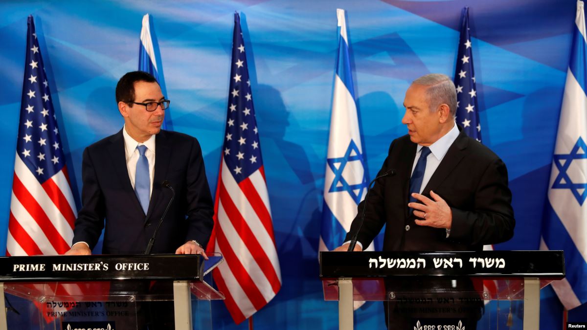 Mnuchin’den İsrail’e ‘İran’a Baskıyı Arttırma’ Sözü 