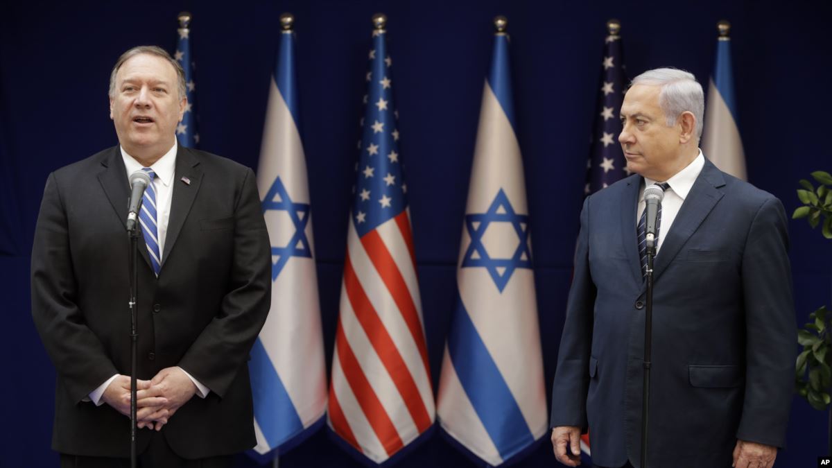 Pompeo İsrail’in İran Endişelerini Gidermek İçin Kudüs’e Gitti