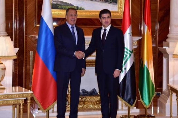 Rusya Dışişleri Bakanı Erbil’de: Barzani'lerle görüştü