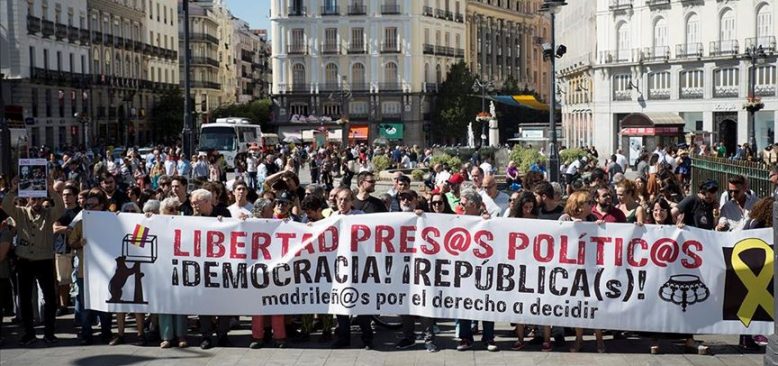 Katalonya'da bağımsızlık yanlısı gösteriler