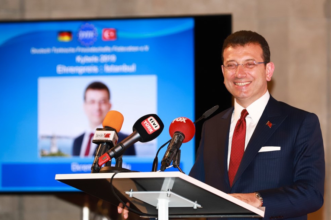 İBB Başkanı Ekrem İmamoğlu Berlin’de