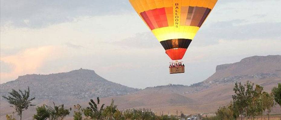 Mardin semalarında balon turu keyfi