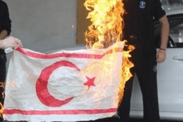 Dışişleri’nden KKTC bayrağının yakılmasına tepki