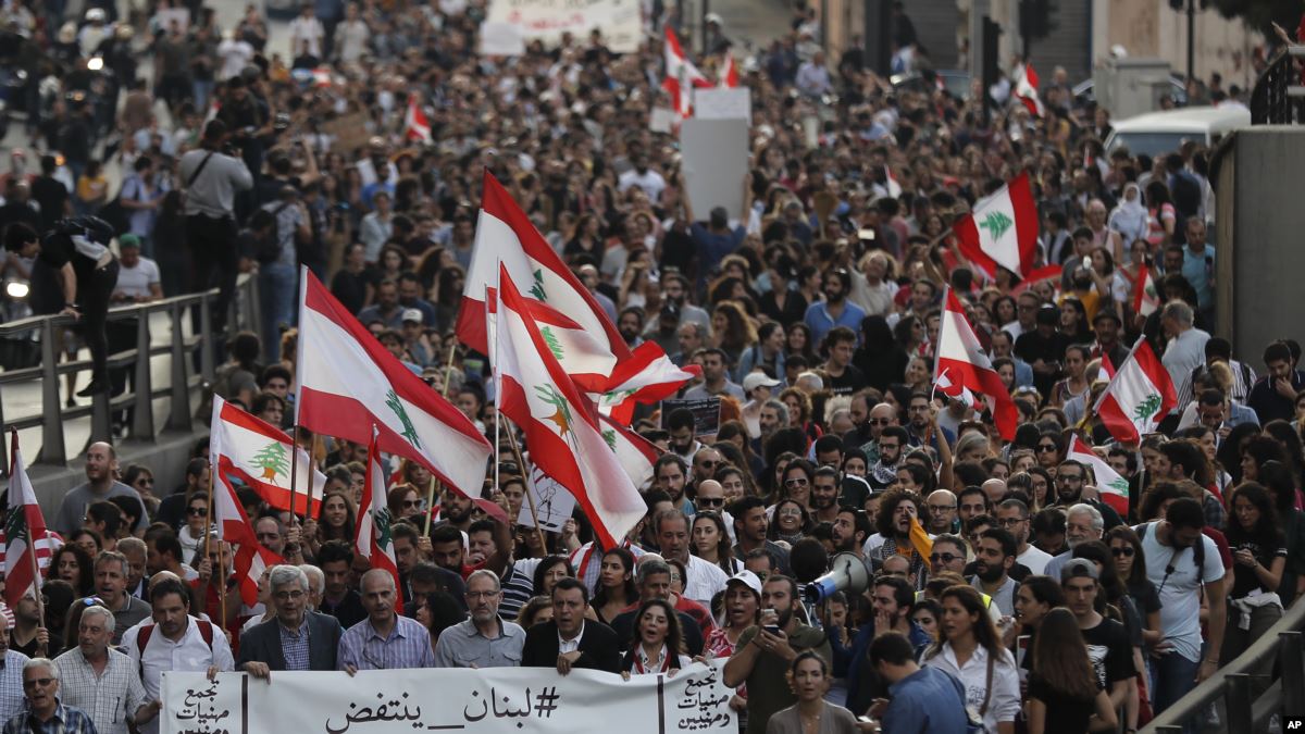Lübnan'da Hükümet Deviren Protestolar 3. Haftaya Girdi