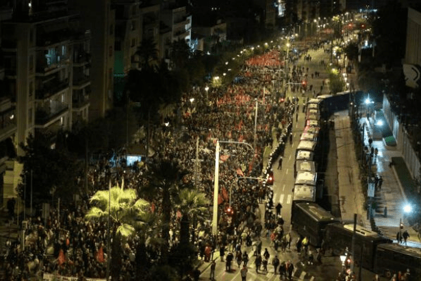 Yunanistan’da Politeknik direnişi 46. yıldönümünde anıldı