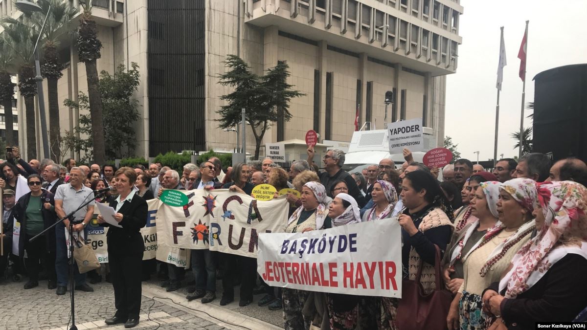 İzmir’de Jeotermal İhalelerine Tepki