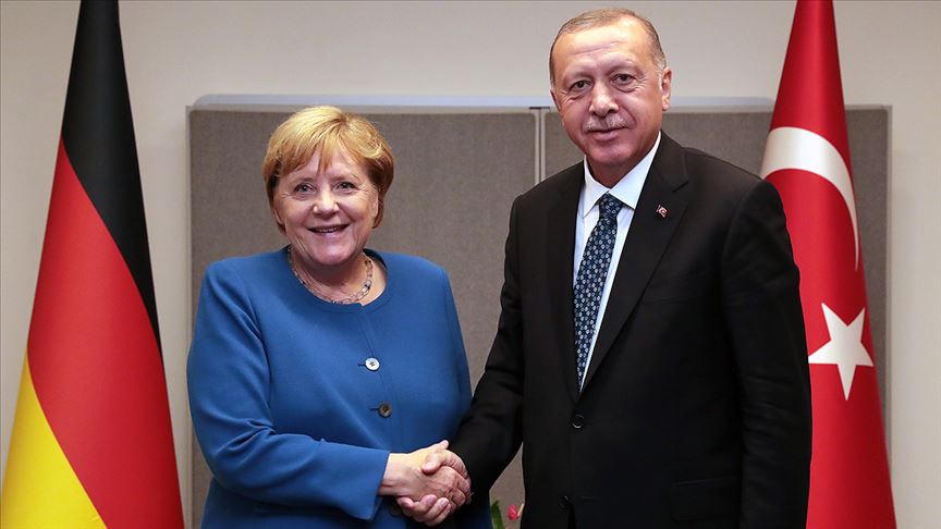 Erdoğan ile Merkel Libya ve Suriye’yi görüştü