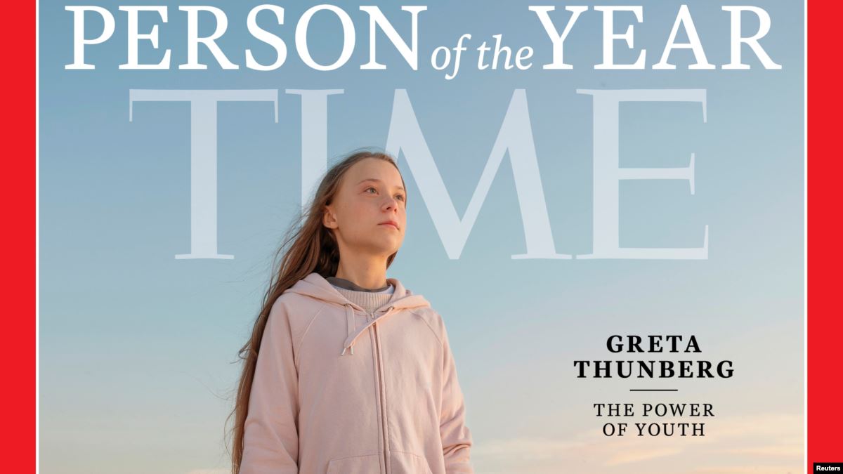 TIME Dergisi’nin ‘Yılın Kişisi’ Genç Çevreci Greta Thunberg