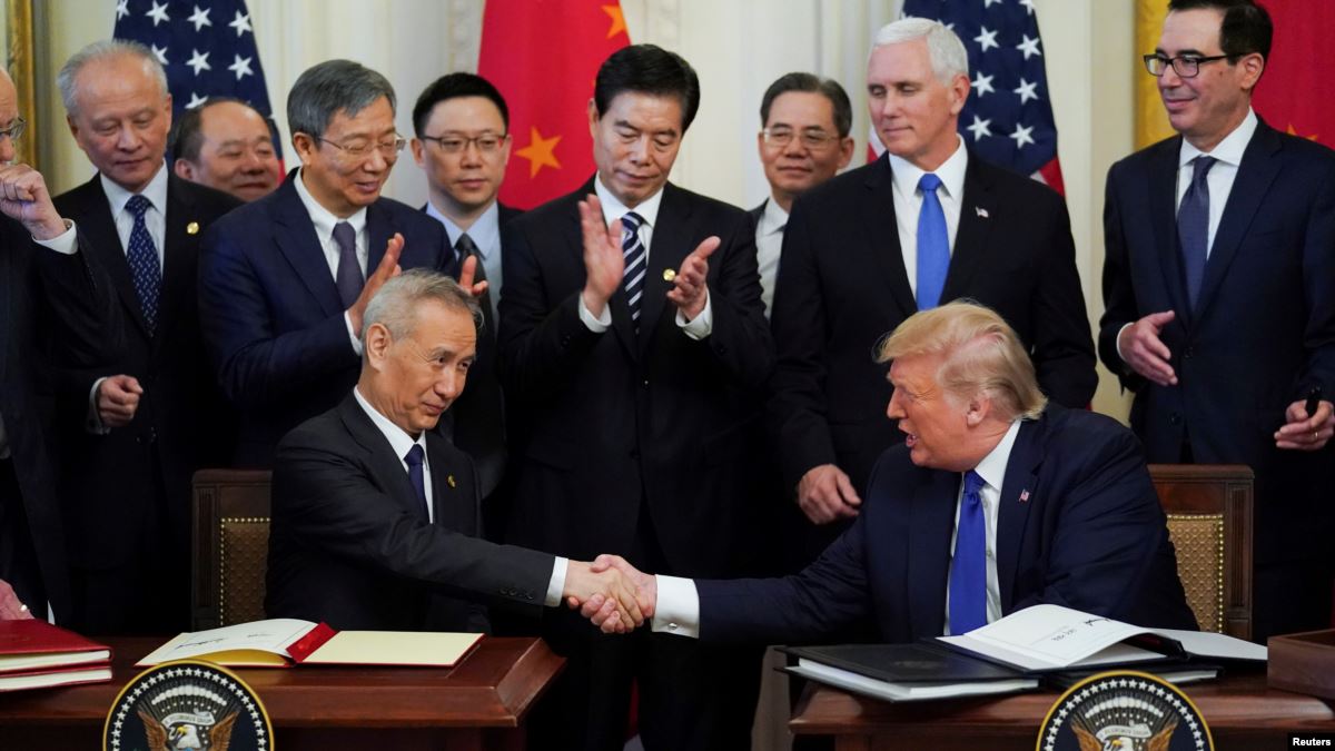 ABD ve Çin ‘Birinci Aşama’ Ticaret Anlaşmasını İmzaladı