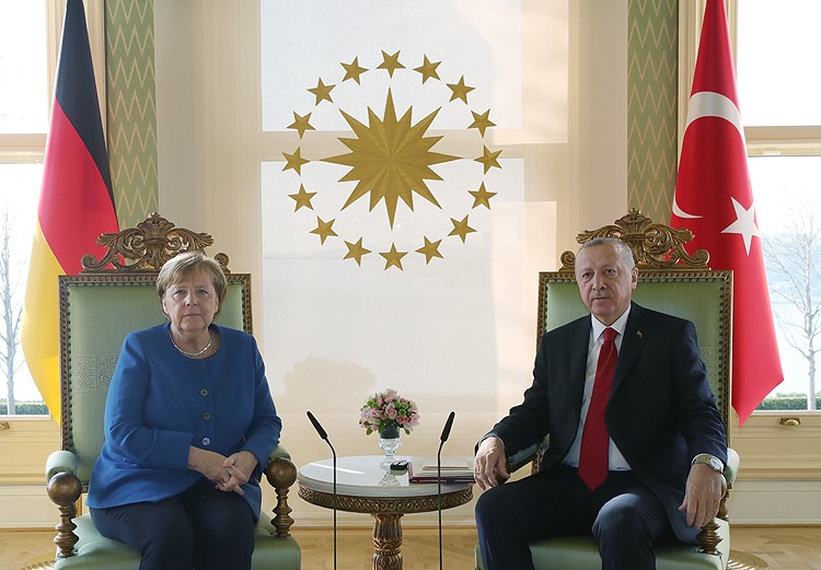 Erdoğan-Merkel görüşmesi sona erdi