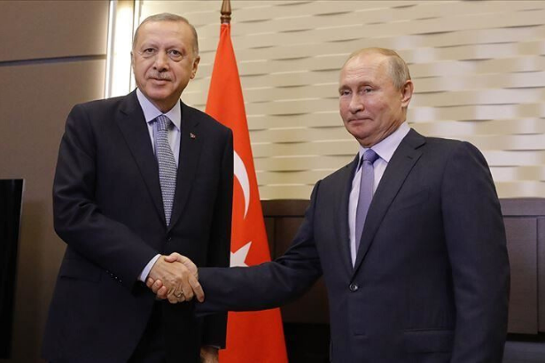 Erdoğan ile Putin Berlin’de konferans öncesi görüştü