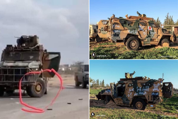 Libya'da Hafterciler BMC zırhlılarıyla dalga geçti