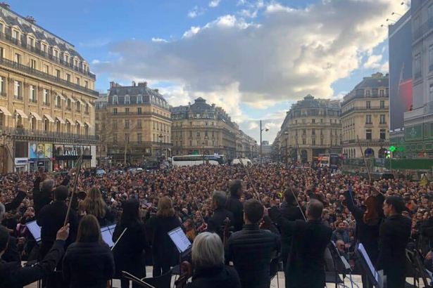 Paris Orkestrası’ndan eylemlere destek konseri