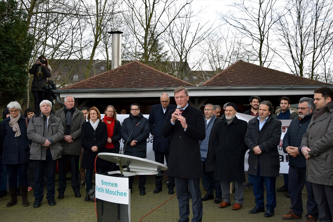 Bremen Eyalet Başbakanı Andreas Bovenschulte: Toplumumuzda ırkçılık ve İslam düşmanlığına yer yok