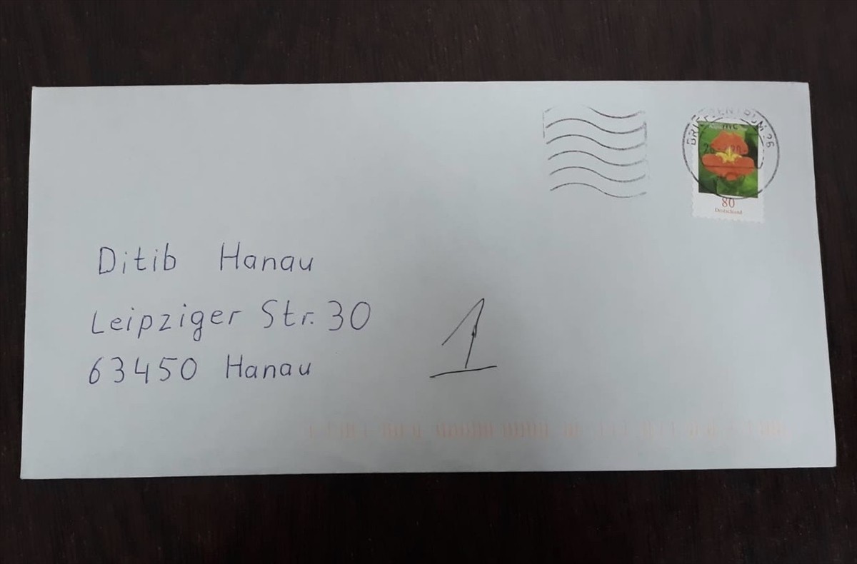Irkçı terörün hedefi olan Hanau’daki camiye ırkçı mektup