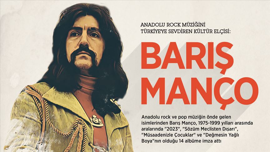 Anadolu rock müziğini Türkiye’ye sevdiren kültür elçisi: Barış Manço