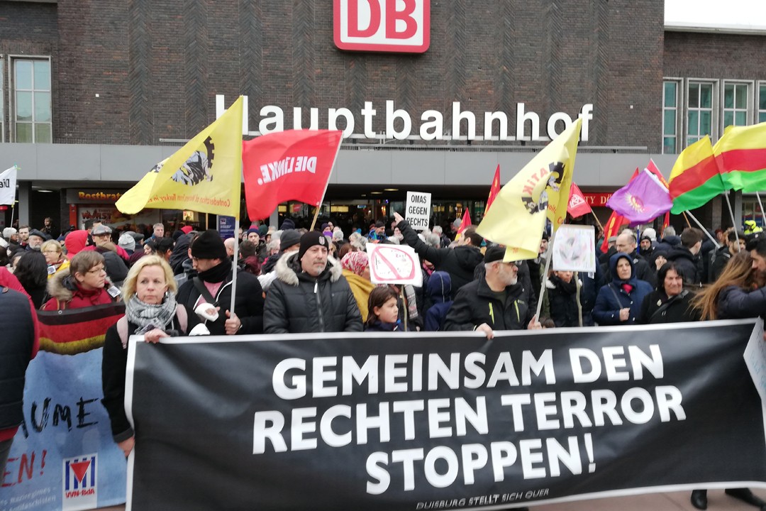 Irkçı Hanau Saldırısı Duisburg'ta Kınandı