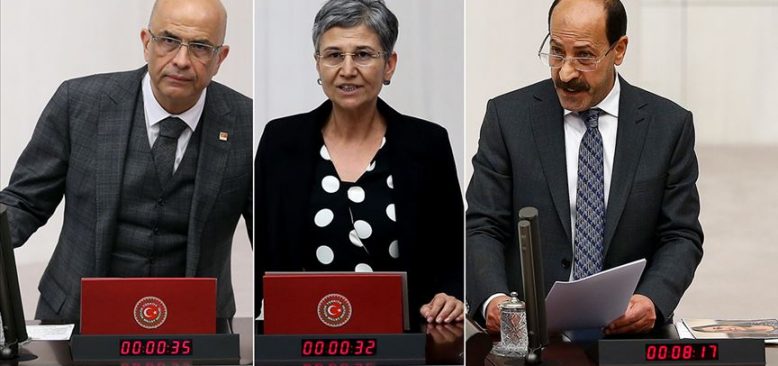 CHP'li Enis Berberoğlu ile HDP'li Güven ve Farisoğulları'nın milletvekilliği düşürüldü