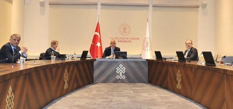 Turizm Bakanı Ersoy, AB büyükelçileri ile video konferansla toplantı yaptı