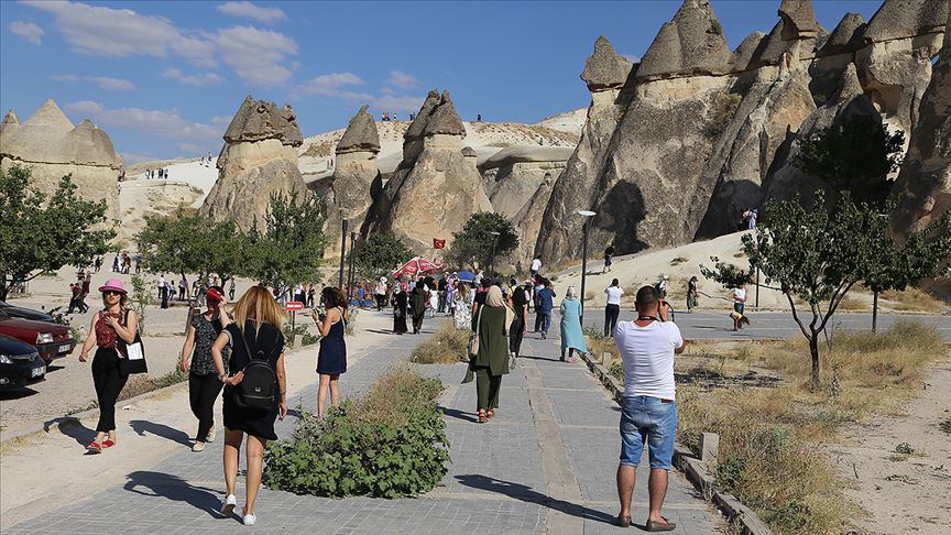 Kapadokya’yı 7 ayda 420 bin turist gezdi