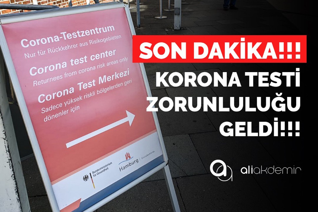 Türkiye`den gelirken negatif testiniz yoksa uçağa binemiyorsunuz