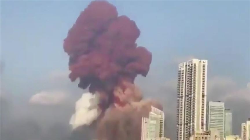 Lübnan’ın başkenti Beyrut’ta patlama