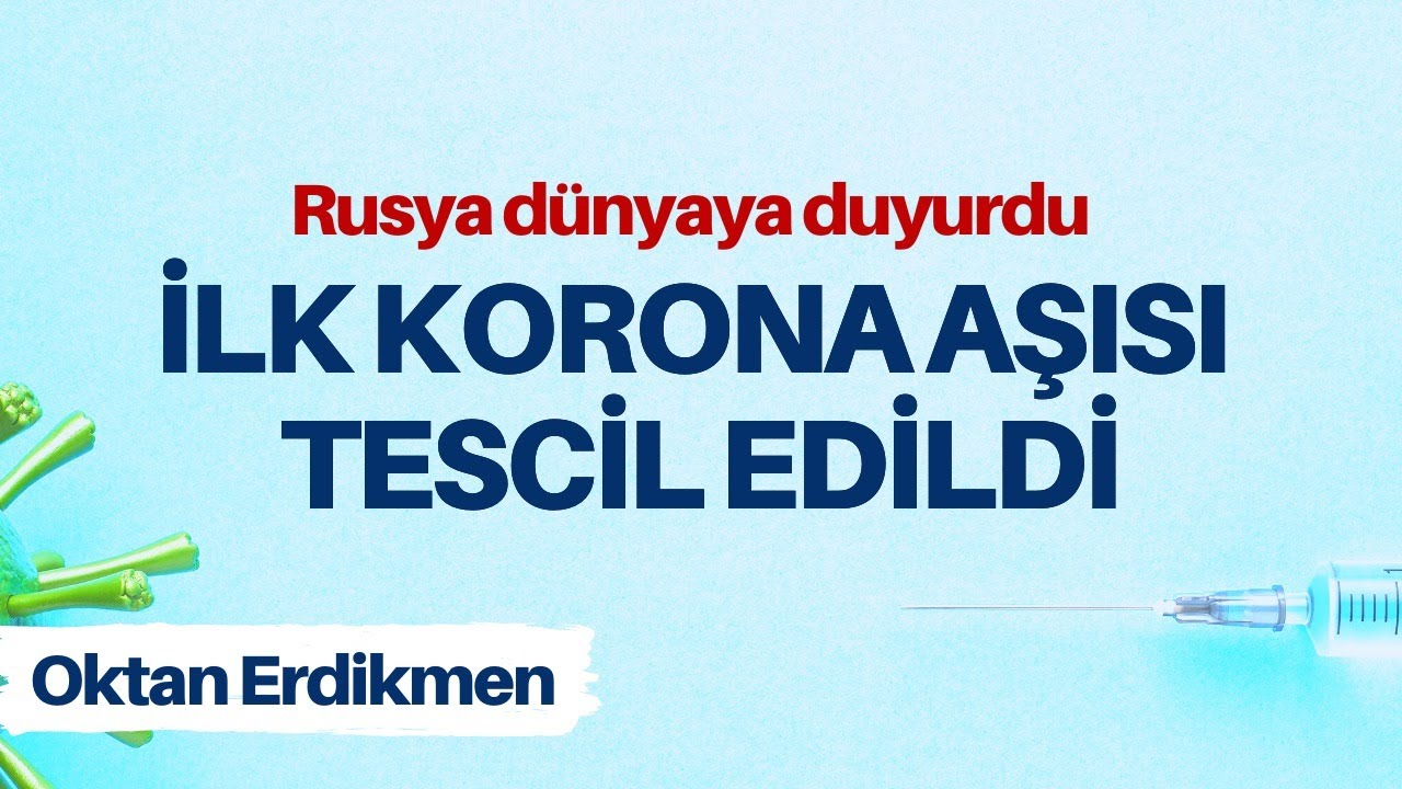 İlk aşı tescil edildi