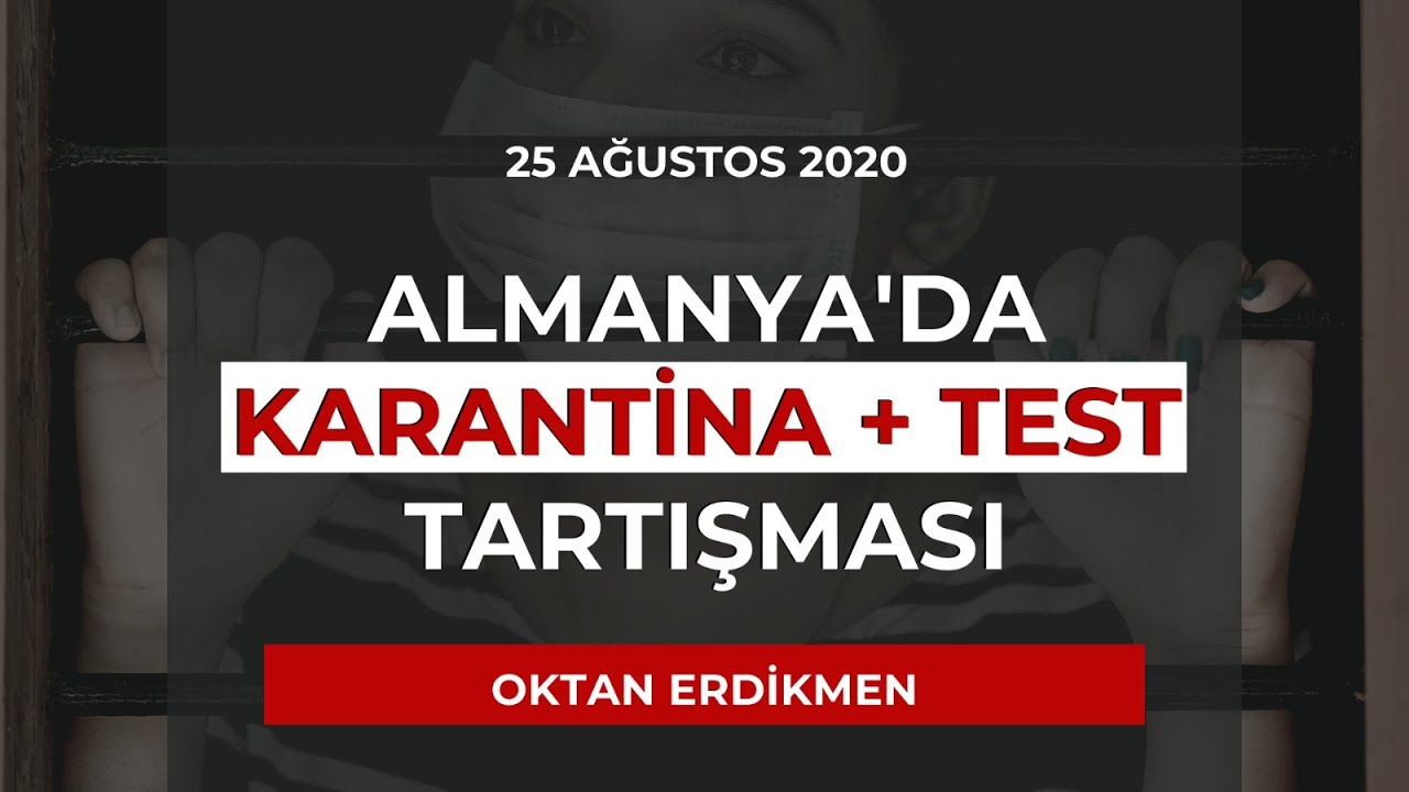 Almanya'da karantina + test formülü
