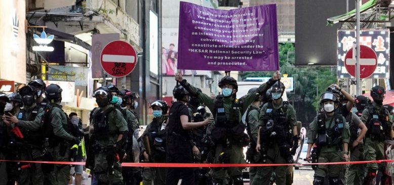 Hong Kong’da Protesto Gösterisine Müdahale