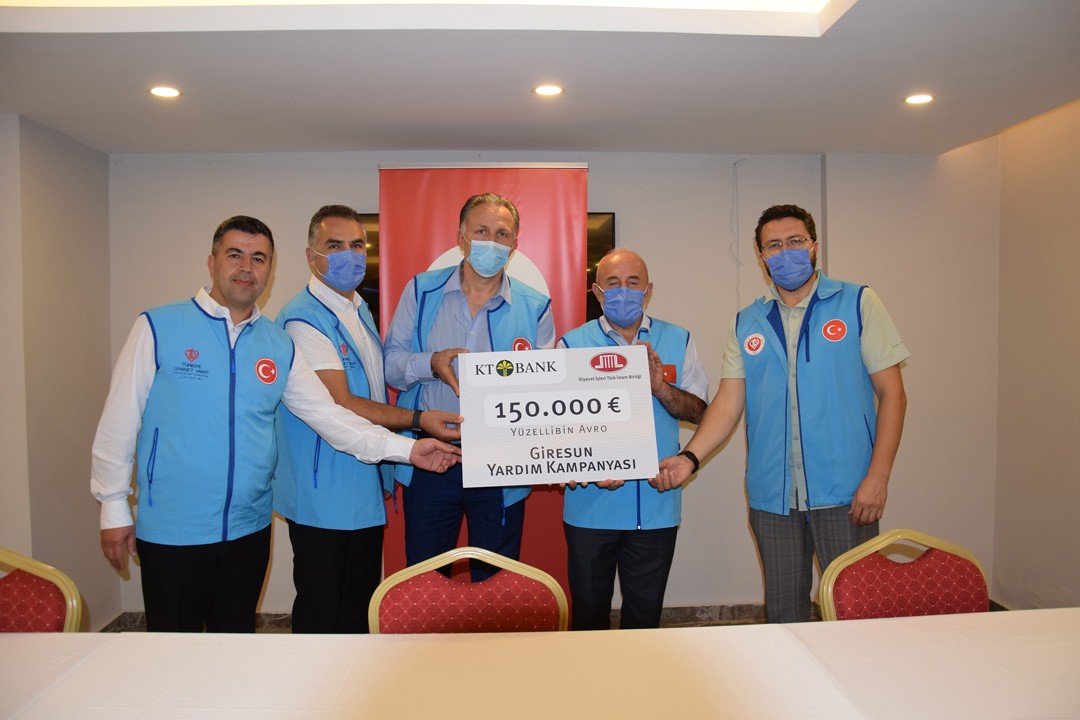Diyanet İşleri Türk İslam Birliği, Giresun’da yaraları sarıyor