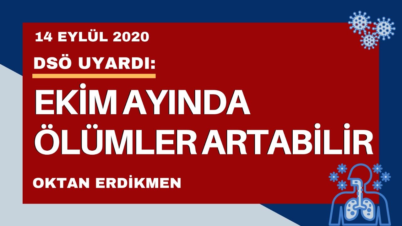 DSÖ uyardı: Ekim ayında ölümler artabilir