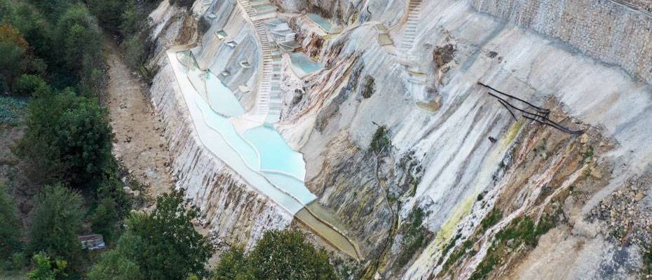 Göksu travertenleri Giresun’un Pamukkale’si olacak