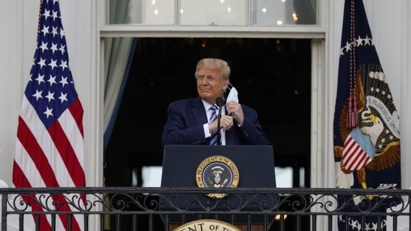 Trump’dan Beyaz Saray’da Balkon Konuşması