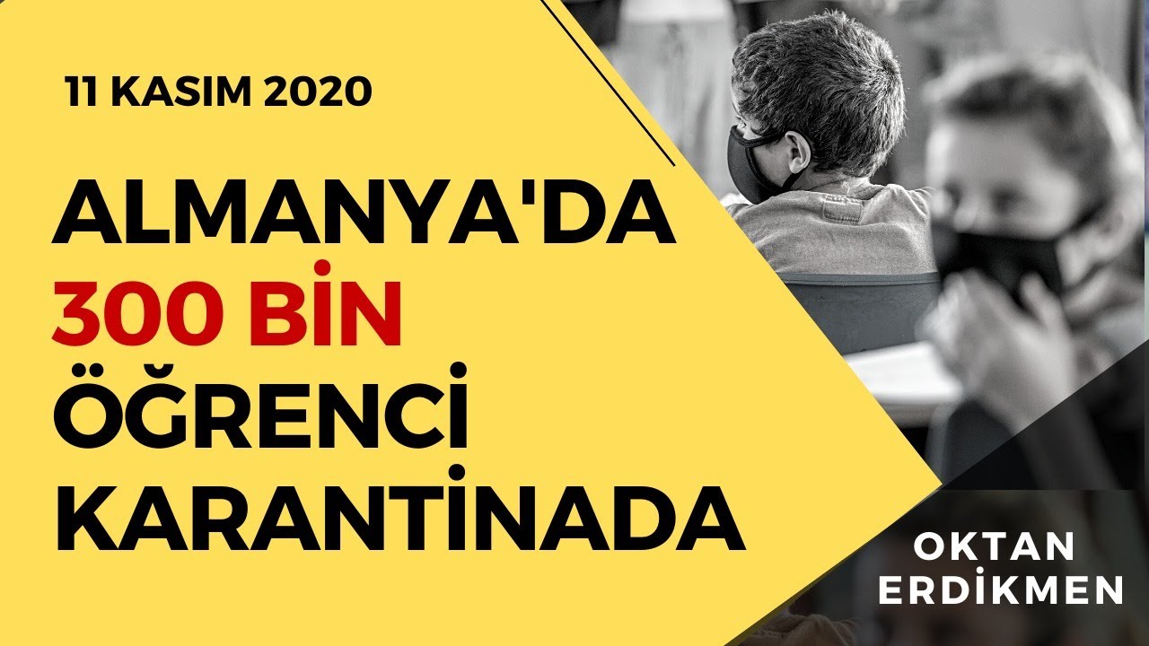 Almanya'da 300 bin öğrenci karantinada