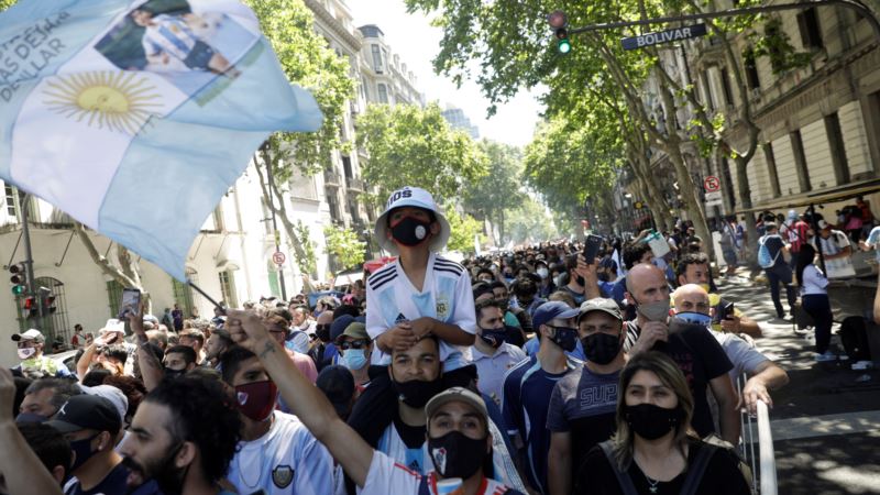Arjantinliler Maradona İçin Sokaklara Döküldü