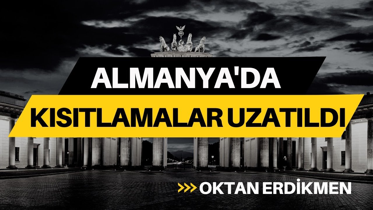Almanya'da kısıtlamalar uzatıldı