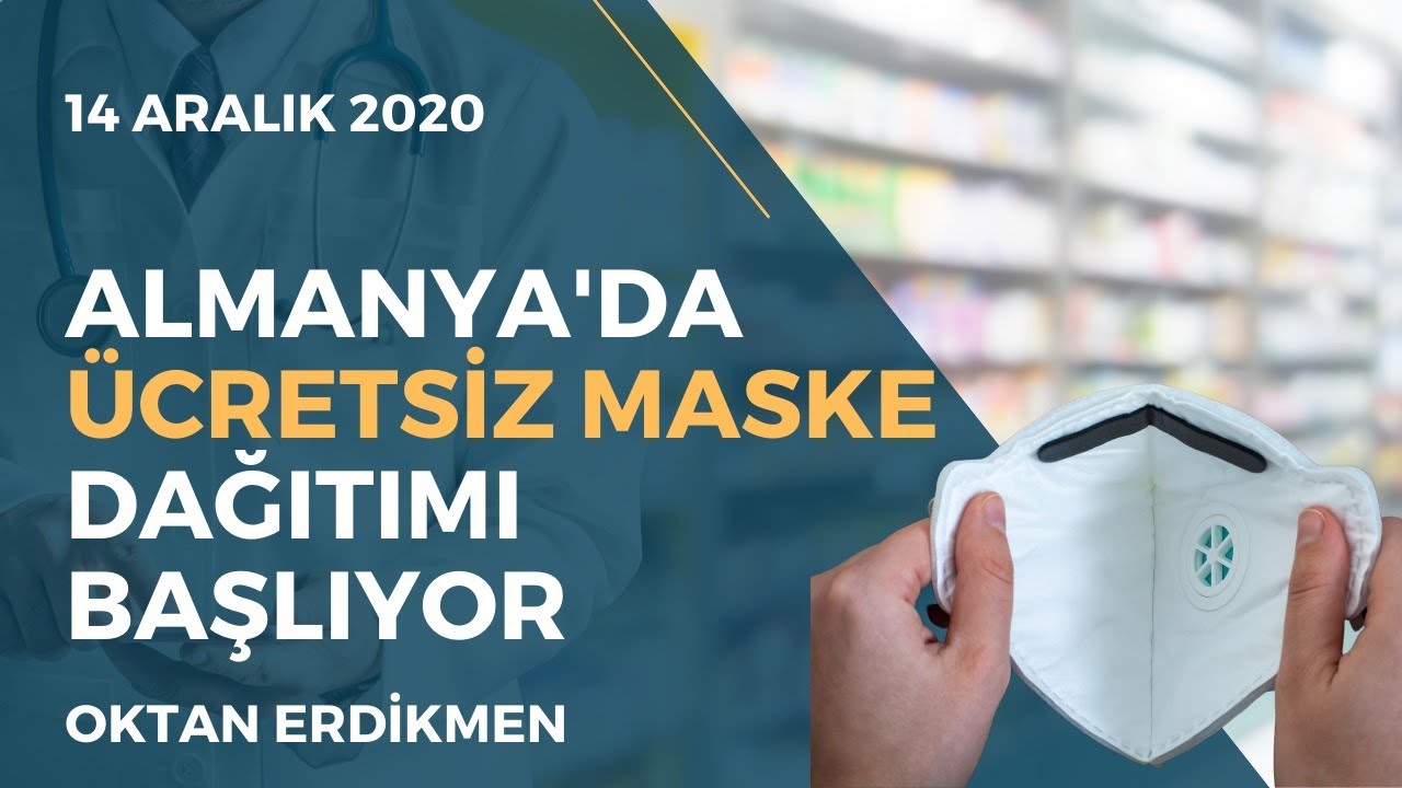 Almanya'da ücretsiz maske dağıtımı başlıyor