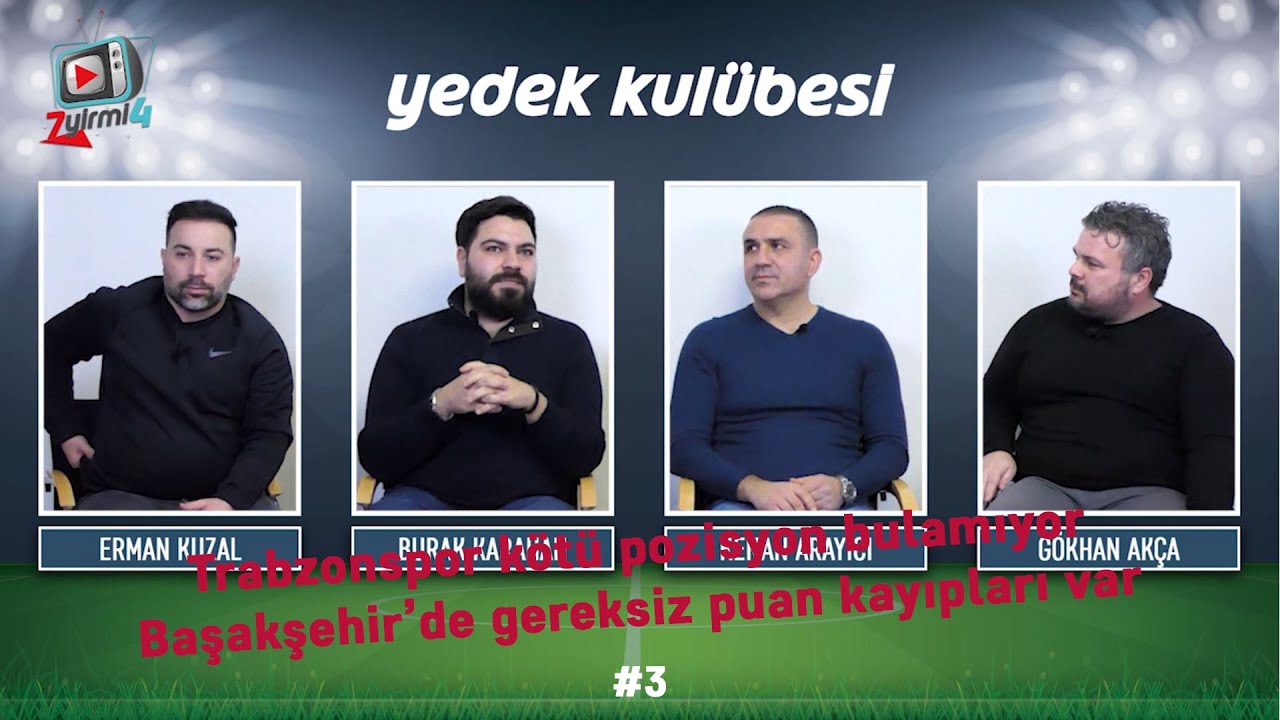 ”Trabzonspor pozisyon bulamıyor, Başakşehir’de gereksiz puan kayıpları yaptı”