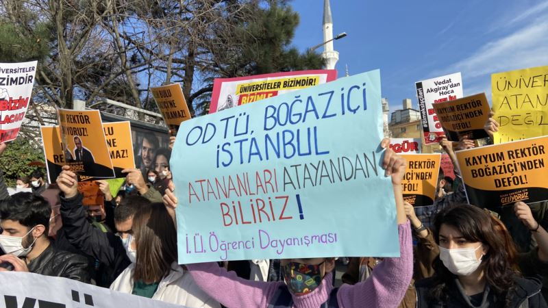 Boğaziçi Üniversitesi’nde Protestolar Sürüyor