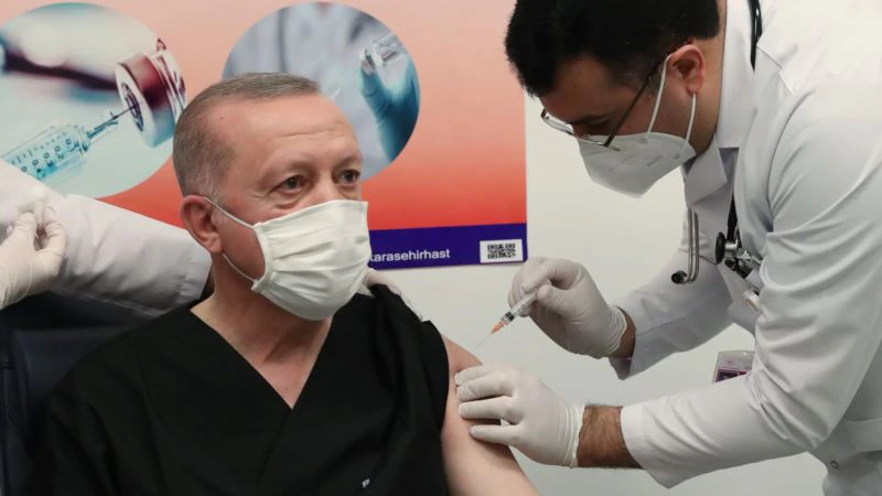 Cumhurbaşkanı Erdoğan Corona Aşısı Oldu