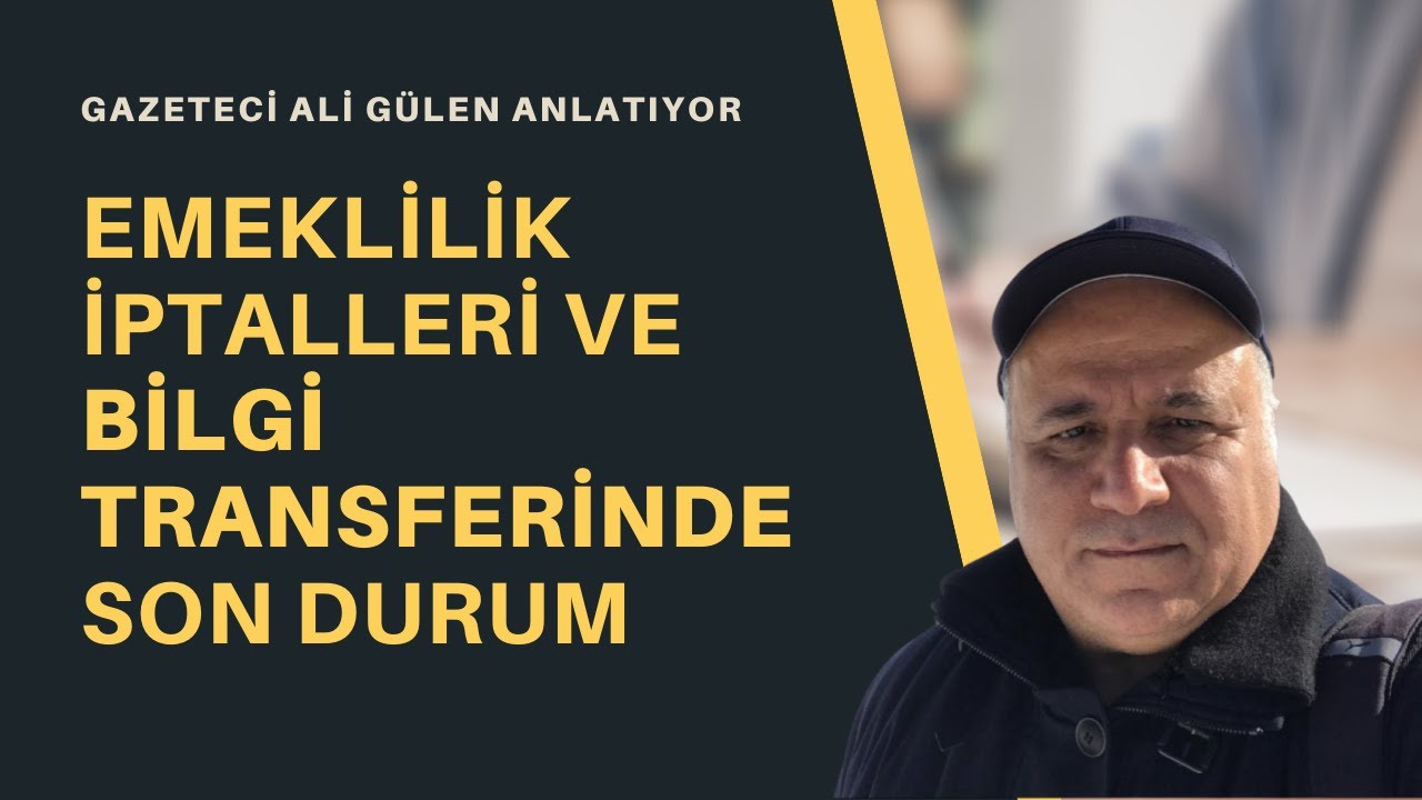 Emeklilik iptallerinde ve bilgi transferinde son gelişmeler